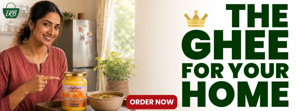 Eat Right Basket - Ghar Ka Ghee Website Banner