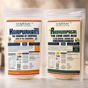 Aromatic Rice Combo | Organic Radhunipagal & Karpurkanti | ERB