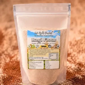 Freshly Milled Organic Ragi Flour (500g) | Eat Right Basket | ERB
